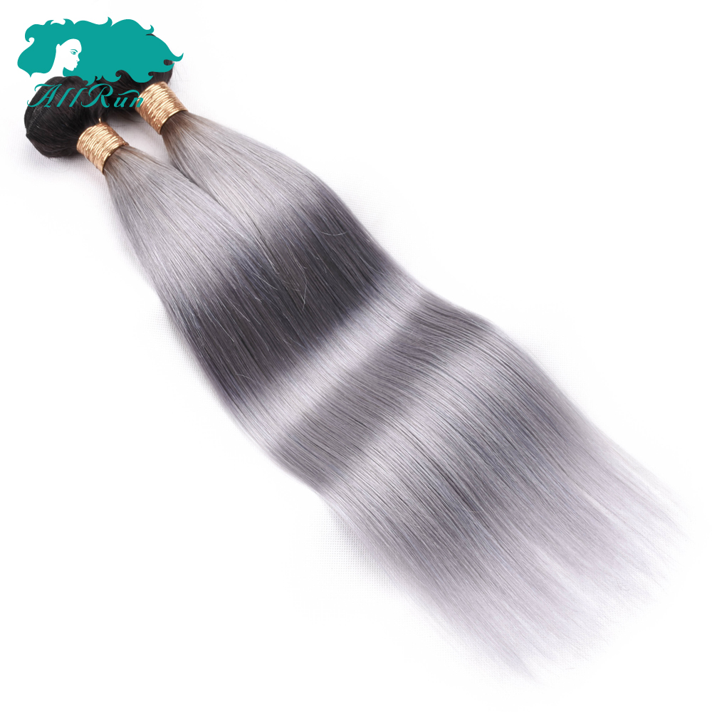 grey color human hair extension, grey hair bundles with closure