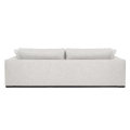 Modern Contemporary Sitka Mist Gray Fabric Soffa