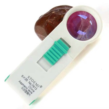 STOEMI 7813 8X LED Lighting Handheld Magnifying Glass