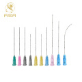disposable micro cannula 25g 38mm blunt tip needle