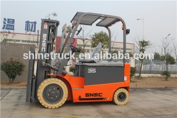 electric warehouse 3.5t capacity load fork lift trucks