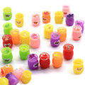 Simulatie Mini Fruit Jam Cup Vormige 3D Resin Cabochon Voor Handgemaakte Ambachtelijke Decoratie Bureau Ornamenten Charms