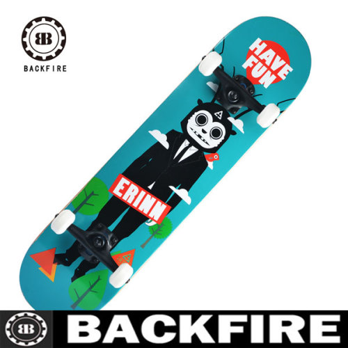 Backfire 2013 New Design 100% Canadian maple complete skateboard- Extraterrestrial