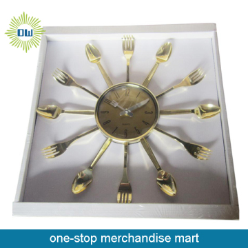 Fancy Pleastic Kitchen Wall Clock