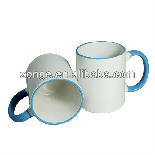 sublimation mug /heat transfer colorful mug
