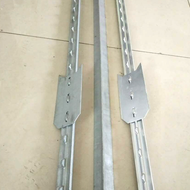 Galvanized Steel Vineyard Metal Fence T Post Fixed