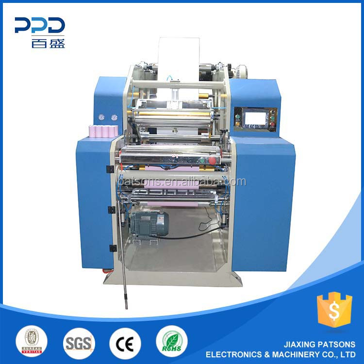 PPD-3RW500 Automatic NCR Paper Roll Slitter Rewinder Thermal Paper Slitting and Rewinding Machine