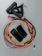 Fitness resistance band trainer