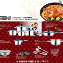 Stainless Steel Kitchen Pot Casserole Cookware Set