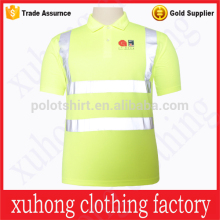 safety clothing polo shirt 100% polyester China manufacturer
