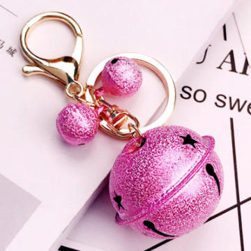 Metal Colorful Decorative Hanging Bell Key Chain - New Arrival