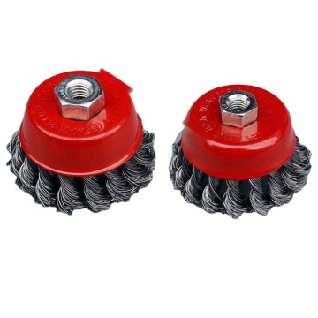 26mm steel wire brushes twisted cup sander wire brush