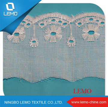 new style low cost tc cotton embroidery lace