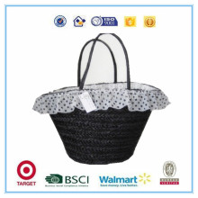 Fashion handmade and cheap straw handbag woman handbag shopping handbag