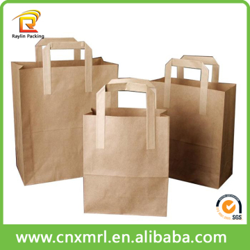 Khaki Lunch Paper Bag Food