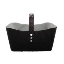 faux leather storage basket wholesale