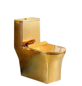 Hot sale ceramic gold toilet Closet