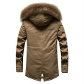 OEM Custom Men's Parka Jacket with Fur Hood