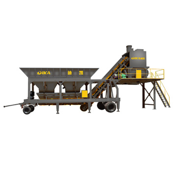 Accurately Measured Mobile Concrete Mixing Plant YHZS50