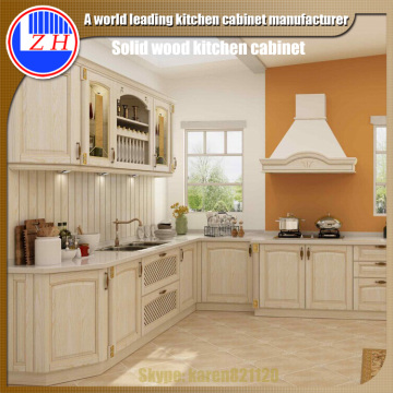Modular beech wood kitchen cabinet styles customize design