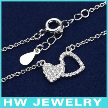 cz wholesale silver necklace