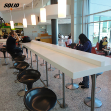 Acrylic Solid Surface Tabletops for Dining and Restaurant Desks