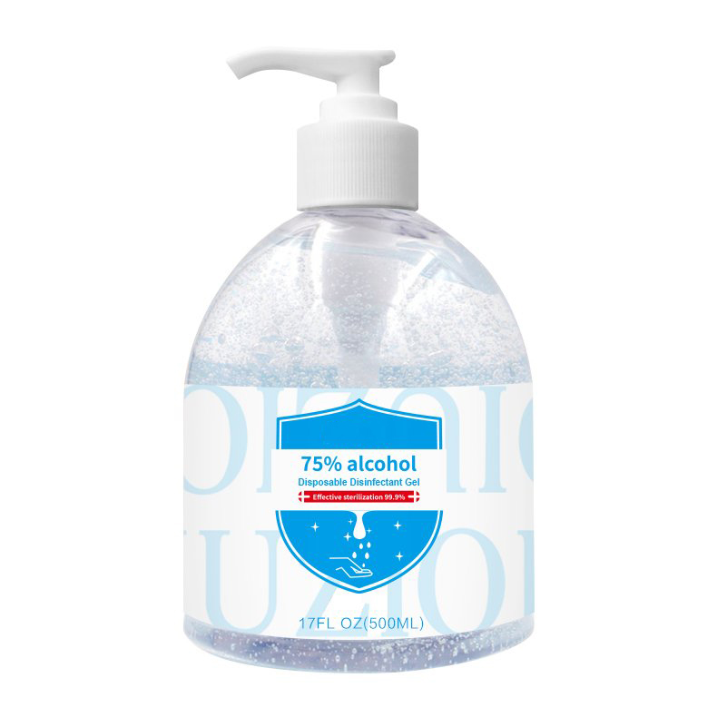 Gel disinfettante per mani antibatterico alcolico da 500 ml