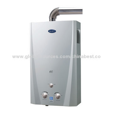 Gas Water Heater with 16L Big Capacity, Flame Out Protection & Hand shower Available