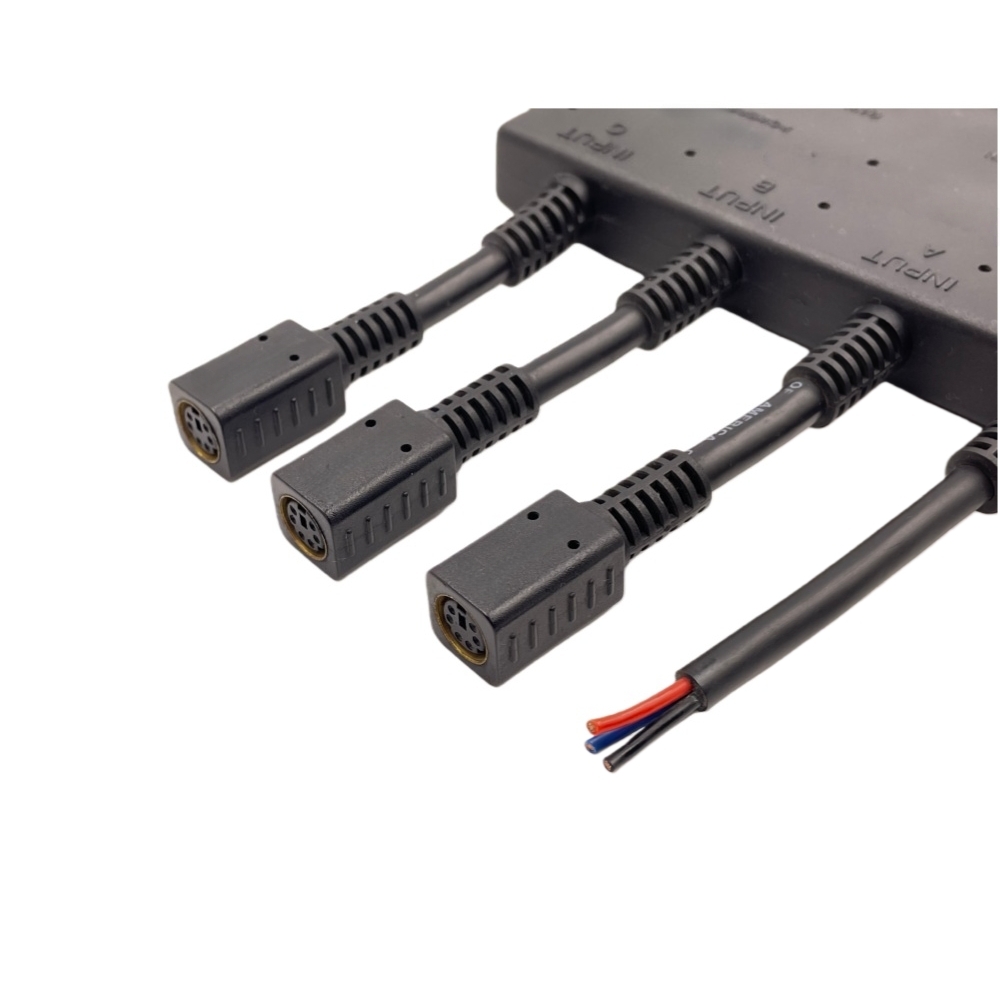 Powered receiver 3 input to 3 output