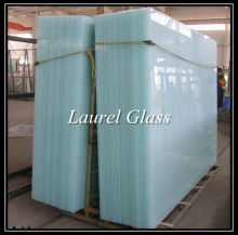 6.38mm-16.76mm Milky white laminated glass