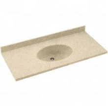 Sanded Solid Surface Vanity Top For Hotel