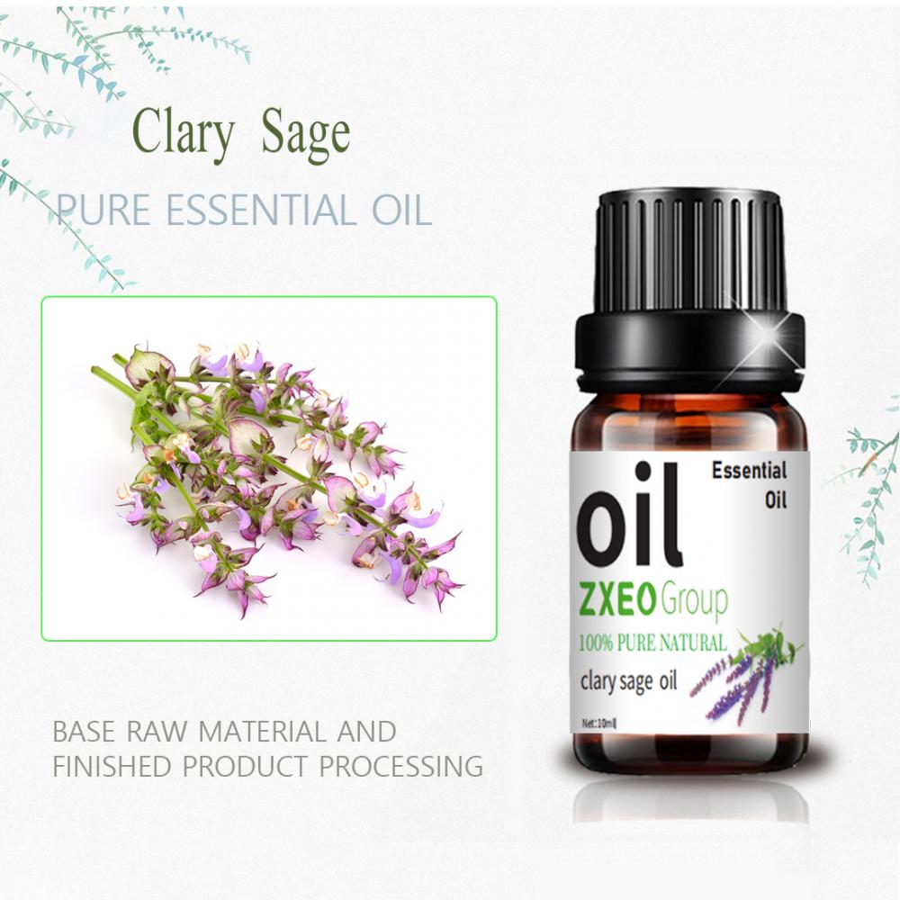 Óleo de extração de etiqueta privada de OEM de OEM Clary Sage Extract