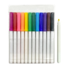 12 Color Washable White Rod Bullet Color Paint Water Pen Set