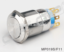 19mm Double Position Push Button Metal Switch