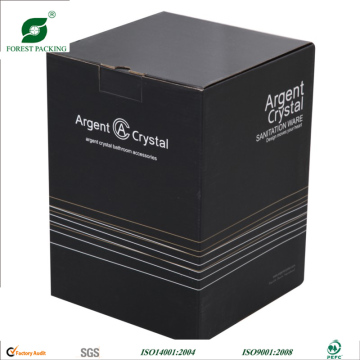 BLACK PAPER PACKING BOX FOR CRYSTAL