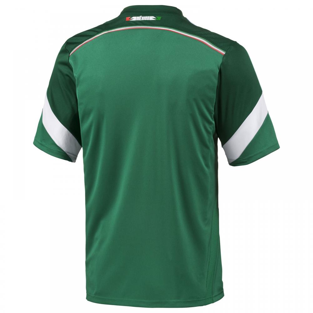 Mexico National Team 2014 World Cup Fan Version Home Jersey Back Jpg Mexico National Team 2014 World Cup Fan Version Home Jersey Back Jpg