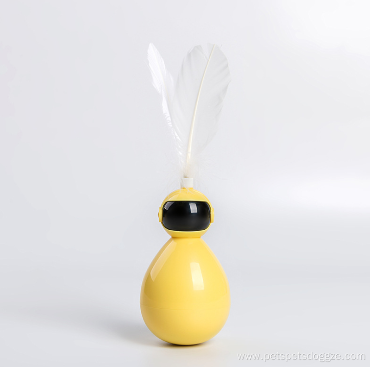 New design interactive ball and feather cat toy