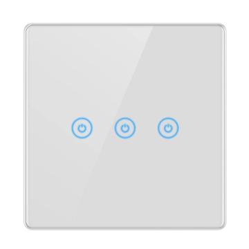 Glass surface copper material touching screen smart switches