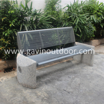 Outdoor stone bench outdoor aluminum alloy bench