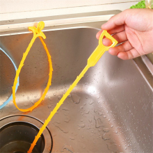 2Pcs Sewer Cleaning Brush Bendable Sink Pipe Pipeline Hair Cleaning Removal Drain Cleaners Bathroom Kitchen Accessories