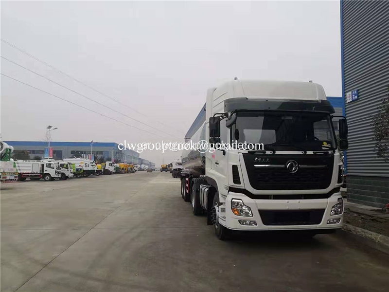 Milk Water 40CBM 45CBM Aluminium Alloy Tanker Semitrailer