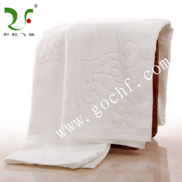 100% cotton solid color jacquard bath towel