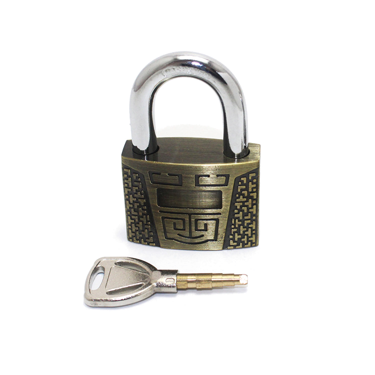 Keluli tahan karat keluli keluli kekunci square square iron padlock