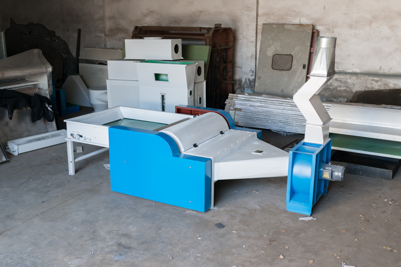 Cotton mixed high efficiency capacity bale opener nonwoven fiber blending machine