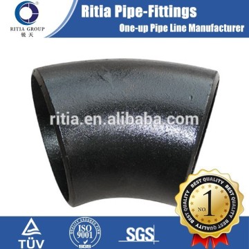 black jis din2605 pipe fitting elbow