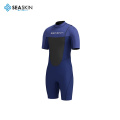 Seaskin warna ungu satu keping suram surfing wetsuit