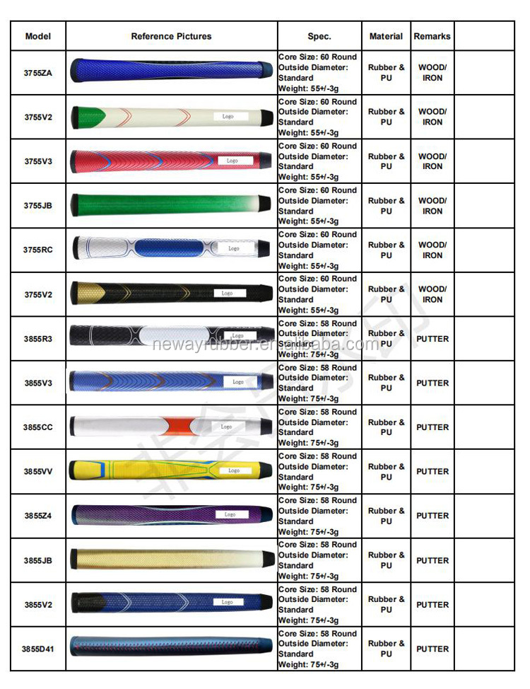 Better Oem Cheap Golf Rubber Grip