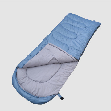 Camping Sleeping Bag Envelop Hooded Thick Big Size