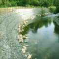 Malha de arame hexagonal revestida Gabion