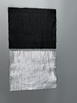 wholesale reflective aluminum foil woven fabric